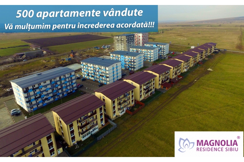 Magnolia Residence Sibiu trece pragul de 500 apartamente vandute