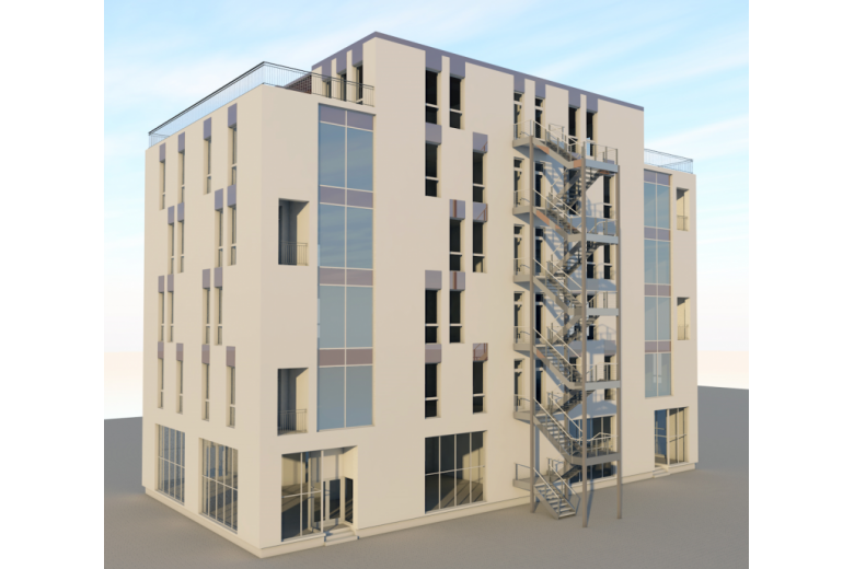 Magnolia Residence Sibiu a inceput constructia primului imobil cu spatii comerciale